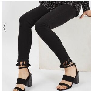Tassel jeans by topshop